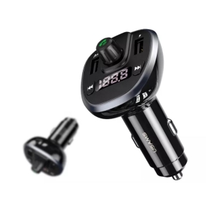  شارژر فندکی فست شارژ ماشین 3.4 آمپر و اف ام پلیر خودرو یوسامز مدل US-CC115 