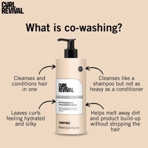 پاک کننده موی فر اوسمو مدل Revitalising Cleanser حجم 400 میلی لیتر