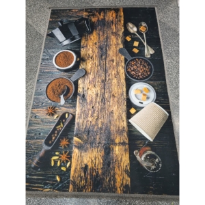 فرشینه طرح آشپزخانه کد ۰۰۱ مشکی