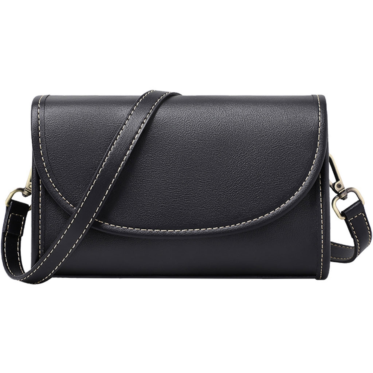 کیف دوشی و کراس بادی زنانه چرم با طراحی ساده women's crossbody bags 2023 new style genuine leather V90183