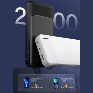  پاوربانک فست شارژ تایپ سی و یو اس بی 30 وات 20000 راک مدل P200 
