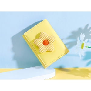  کیف پول فانتزی تاشو زنانه طرح گل تائومیک میک TAOMICMIC Y8074 Flower Cute Folding Wallet Tri-fold 