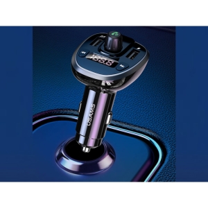  شارژر فندکی فست شارژ ماشین 3.4 آمپر و اف ام پلیر خودرو یوسامز مدل US-CC115 