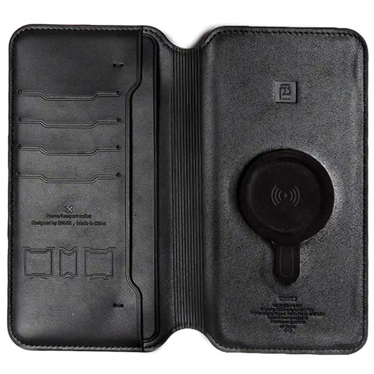  پاوربانک وایرلس 15 وات 10000 و کیف پول چرمی ژوس مدل ZS-PB-037 