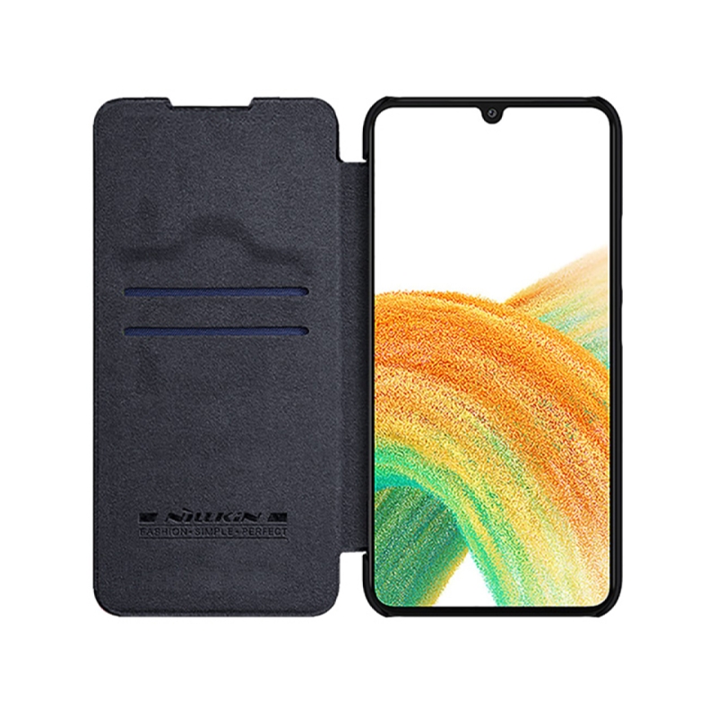  قاب محافظ سامسونگ گلکسی آ 34 نیلکین Nillkin Samsung Galaxy A34 5G Qin leather case 