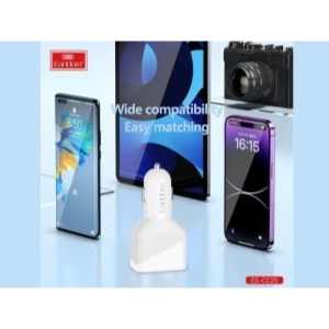  شارژر فندکی تایپ سی و یو اس بی 45 وات ارلدام مدل CC25 
