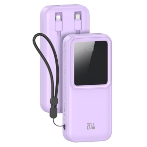  پاوربانک فست شارژ تایپ سی، لایتنینگ و یو اس بی 20 وات 20000 یوسامز مدل US-CD212 