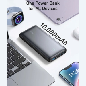  پاوربانک فست شارژ تایپ سی و یو اس بی 25 وات 10000 انکر مدل A1249H 