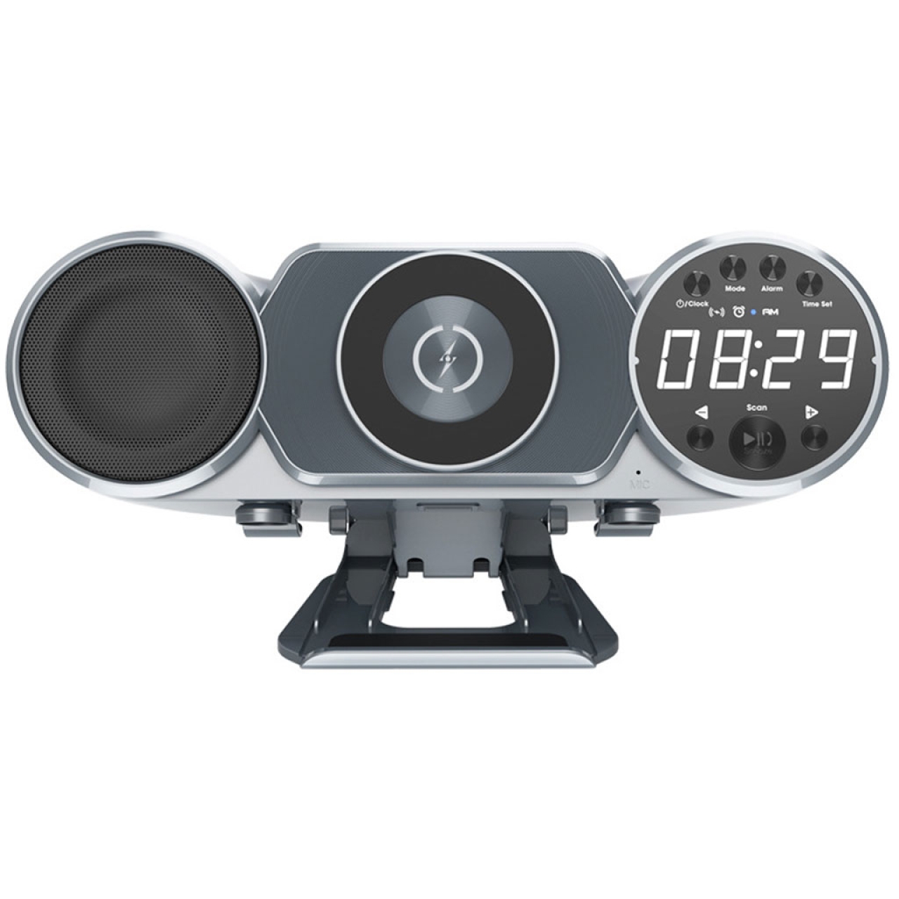  اسپیکر و هولدر موبایل و ساعت رومیزی مدل 6 in 1 WD-100 