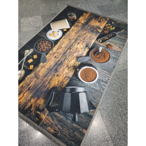 فرشینه طرح آشپزخانه کد ۰۰۱ مشکی