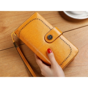 کیف پول چرمی زنانه IOS/Aiguoshi leather Wallet women&#39;s new 2046 