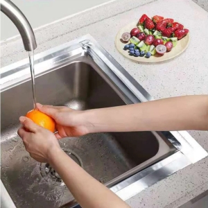 برچسب دور سینک مدل نقره ای عرض ۵ سانتی متر طول ۳ متر