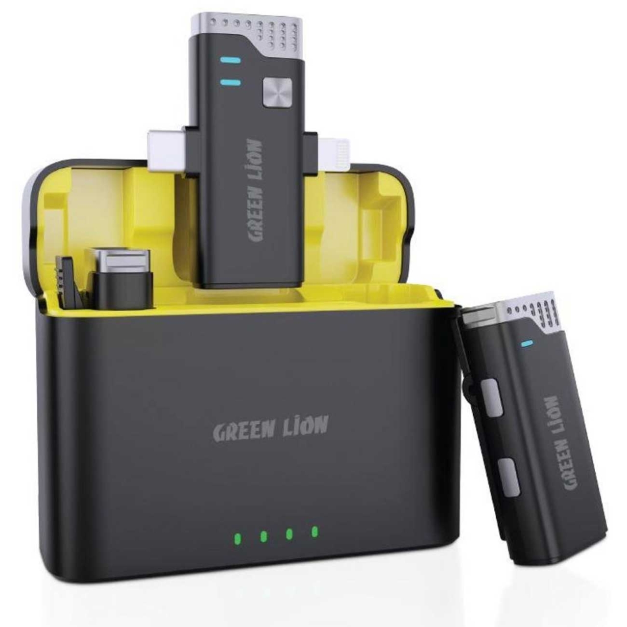  میکروفون بی سیم یقه‌ای گرین مدل GN3IN1MIC360D 