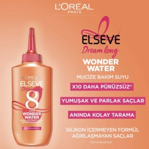 سرم آبرسان و نرم کننده مو 8 ثانیه لورآل سری ELSEVE مدل Wonder Water حجم 200 میلی لیتر