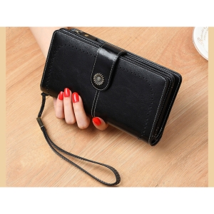  کیف پول چرمی زنانه IOS/Aiguoshi leather Wallet women&#39;s new 2046 