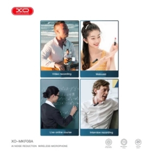  میکروفون یقه ای بی سیم تایپ سی ایکس او مدل MKF08A 