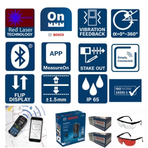 متر لیزری بوش مدل GLM 50-27 C