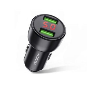  شارژر فندکی فست شارژ ماشین راک مدل ROCK-H9 