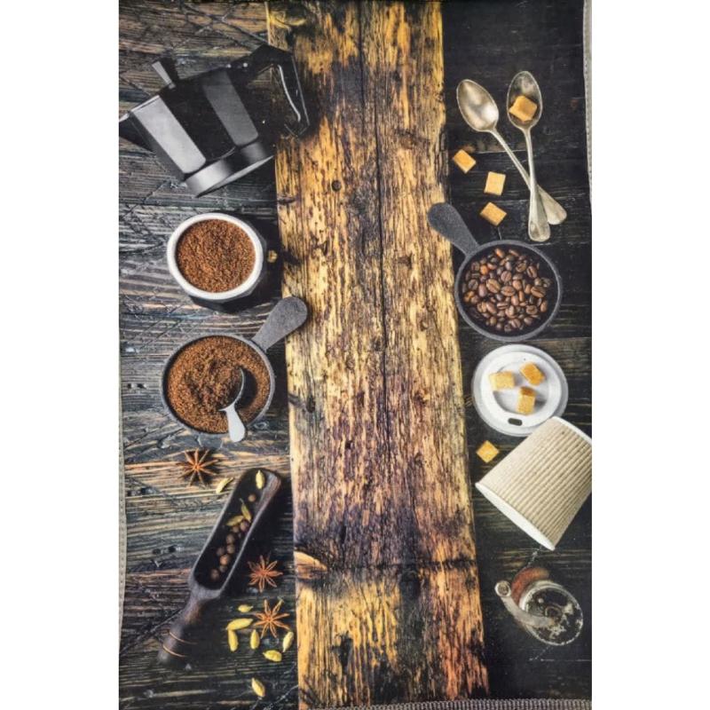 فرشینه طرح آشپزخانه کد ۰۰۱ مشکی