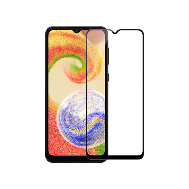 گلس تمام صفحه سامسونگ گلکسی آ4 full glass screen protector Samsung galaxy A04 A04s