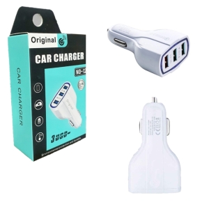 شارژر فندکی سه پورت مدل NO-12