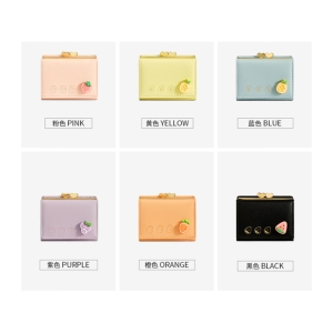  کیف پول زنانه کوچک طرح میوه های برجسته تائومیک میک TAOMICMIC Y8072 wallet Female Purse Cute Foldable Multi-Card 