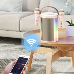  اسپیکر بلوتوثی با دومیکروفون کارائوکه ارلدام مدل A32 