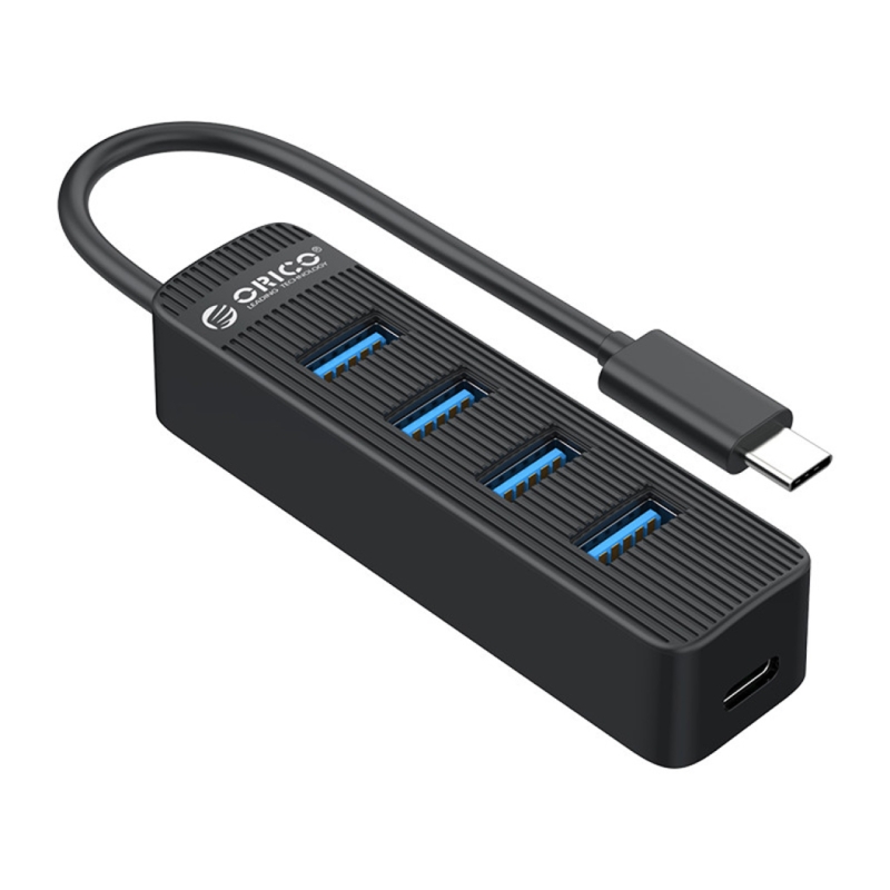 هاب تایپ سی با 4 درگاه USB3.0 و پورت برق اوریکو مدل TWC3-4A  