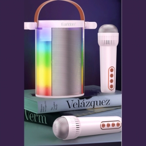  اسپیکر بلوتوثی با دومیکروفون کارائوکه ارلدام مدل A32 