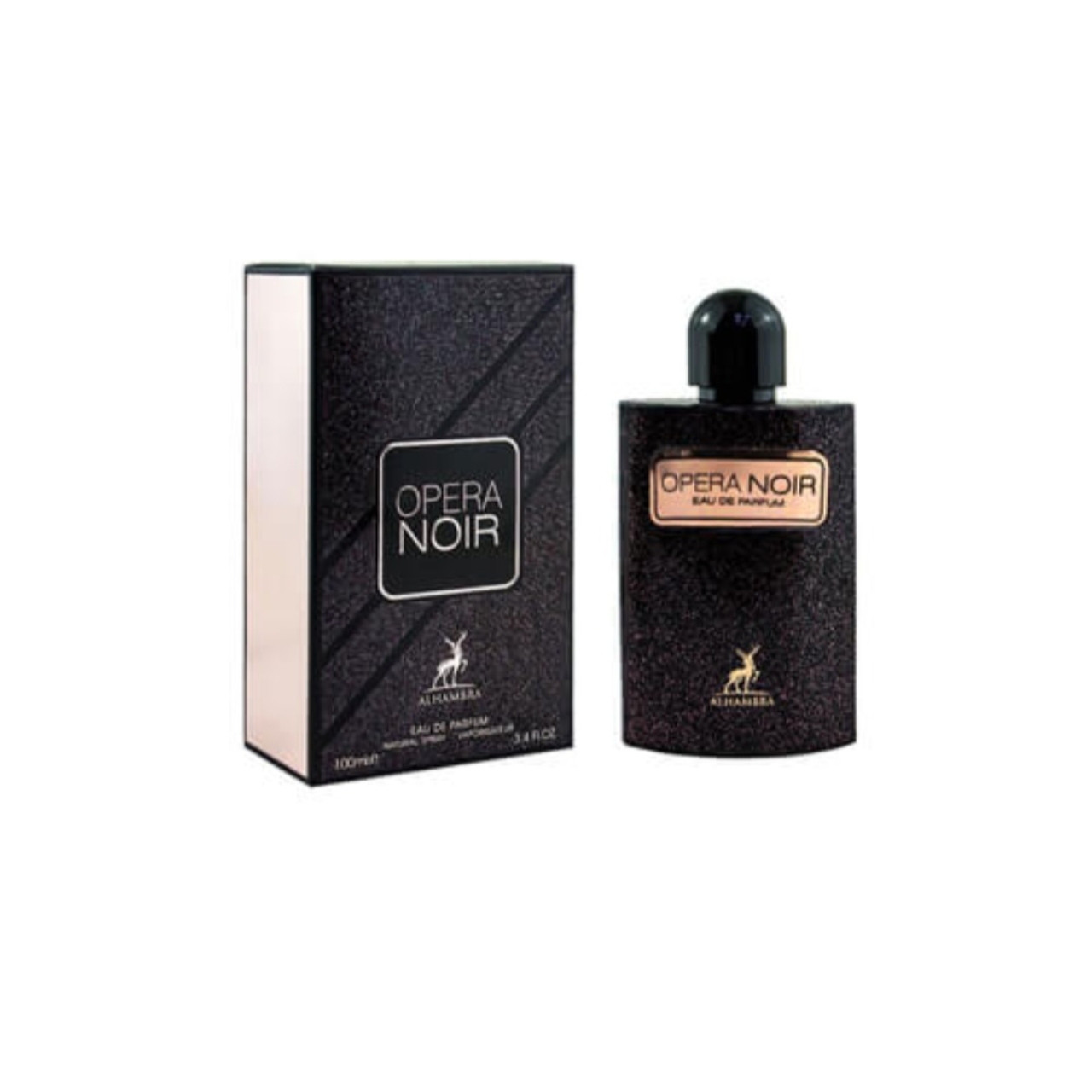 ادو پرفیوم زنانه الحمبرا مدل بلک اپیوم حجم ۱۰۰ میل
