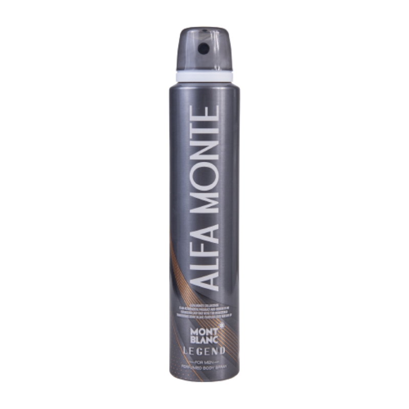 اسپری بدن مردانه آلفا مونته مدل MONT BLANC LEGEND حجم 200 میلی لیتر