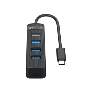 هاب تایپ سی با 4 درگاه USB3.0 و پورت برق اوریکو مدل TWC3-4A  