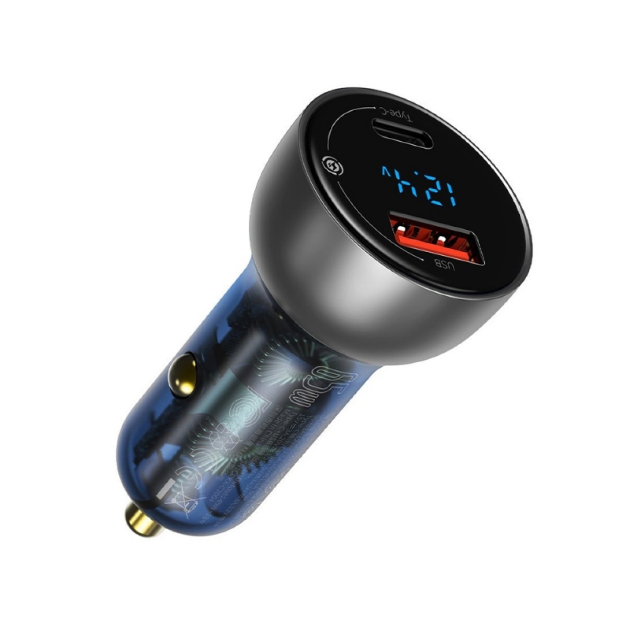  شارژر فندکی فست شارژ ماشین تایپ سی بیسوس CCKX-C0A 