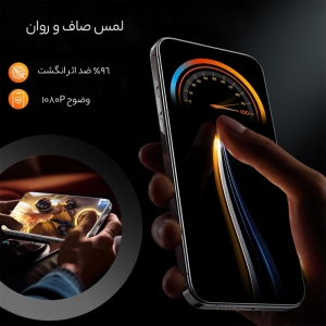  گلس آیفون 13 پرومکس/آیفون 14 پلاس با ابزار نصب ایکس مارت 