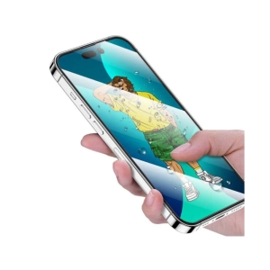  گلس آیفون 14 پلاس گرین Green iphone 14 Plus 3D Silicone Glass GN3DSHD14M 