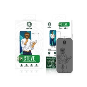  گلس حریم شخصی آیفون 14 پلاس گرین Green iPhone 14 Plus 9H Steve Privacy Anti-Peeping Full Glass 