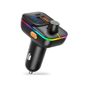  شارژر فندکی فست شارژ ماشین تایپ سی 25 وات و گیرنده بلوتوث خودرو ایکس‌او مدل BCC09 