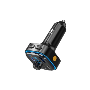  شارژر فندکی و گیرنده بلوتوث خودرو یو اس بی و تایپ سی ایکس او مدل FM BCC08  