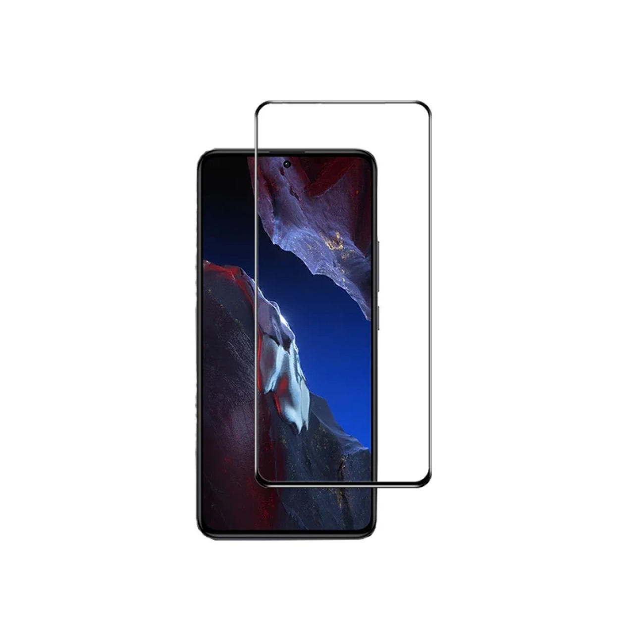  گلس گوشی پوکو اف 5 شیائومی mietubl full glass screen protector xiaomi poco f5 