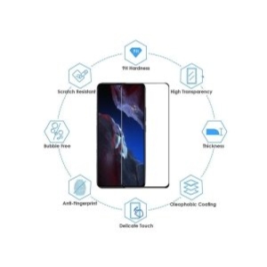  گلس گوشی پوکو اف 5 شیائومی mietubl full glass screen protector xiaomi poco f5 