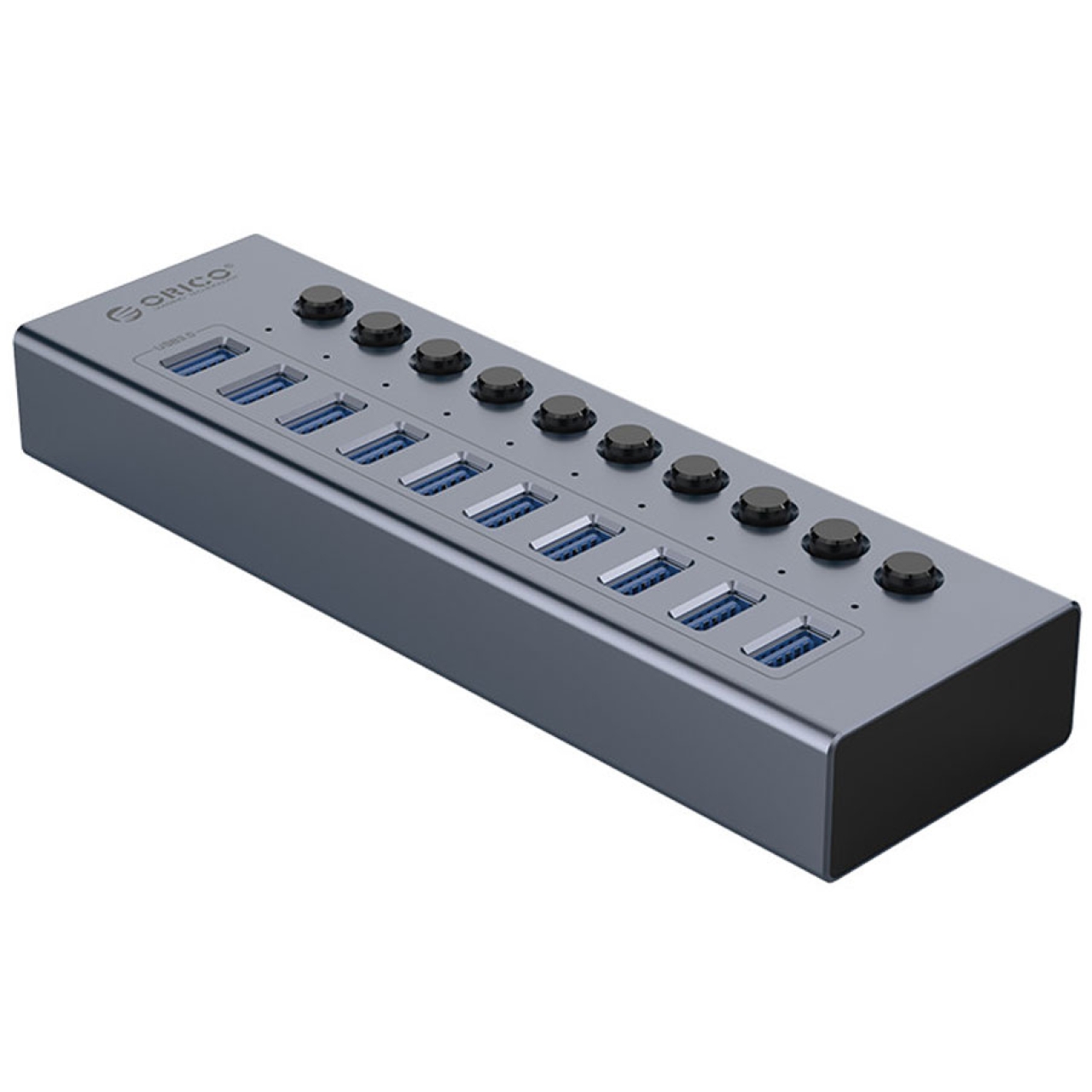  هاب 10 پورت یو اس بی فلزی اوریکو مدل BT2U3-10AB 