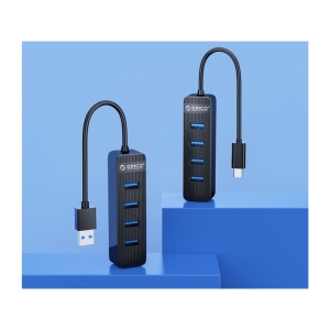  هاب تایپ سی با 4 درگاه USB3.0 و پورت برق اوریکو مدل TWC3-4A  