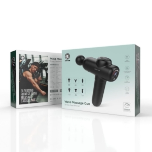 ماساژور تفنگی گرین لاین مدل Wave Massage Gun GNWVEMASGUNBK