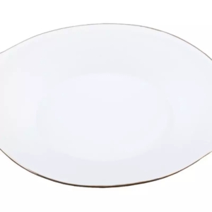 میوه خوری چینی لیمون طرح خط طلا مدل D1