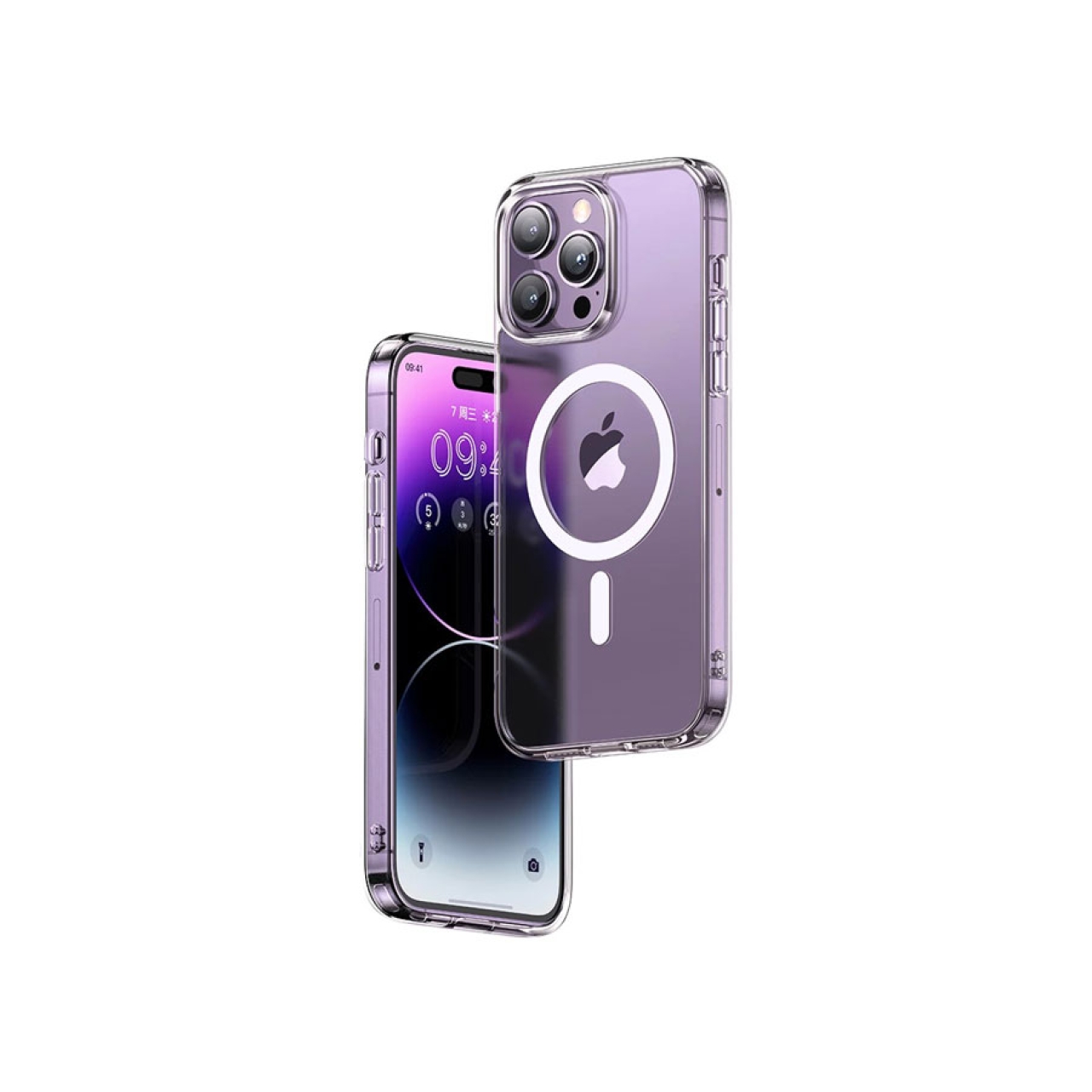  قاب محافظ مگ سيف آیفون 14 نیمه شفاف مک دودو Mcdodo Crystal PC-3090 Apple iPhone 14 Magsafe Case 