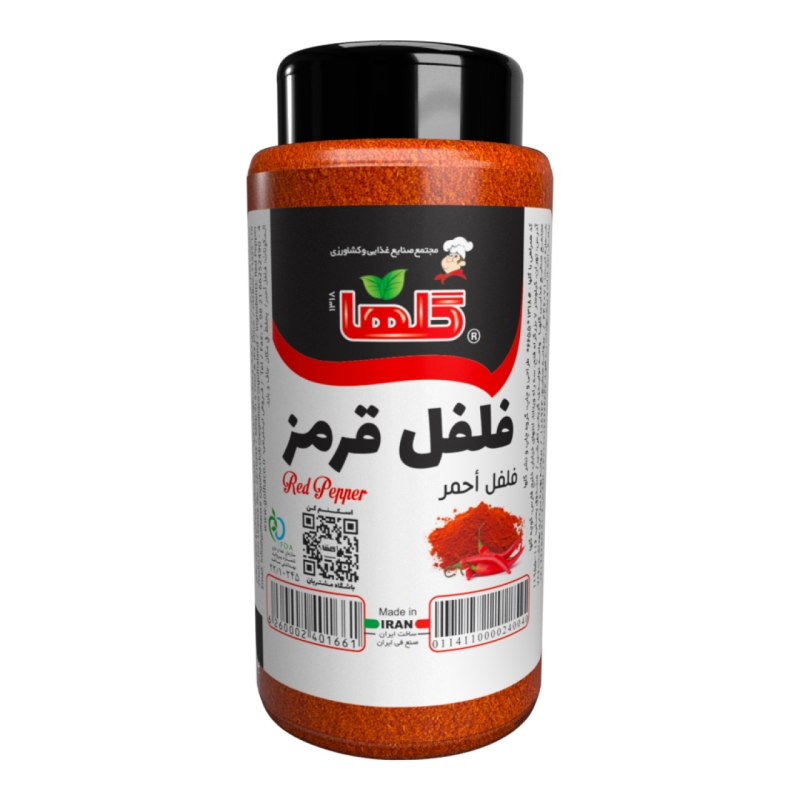 فلفل قرمز گلها حجم 90 گرم  – P.E.T
