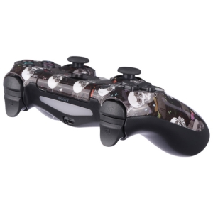 دسته بازی بی سیم سونی Dualshock 4 High Copy درجه یک طرح Skeleton مناسب برای PS4