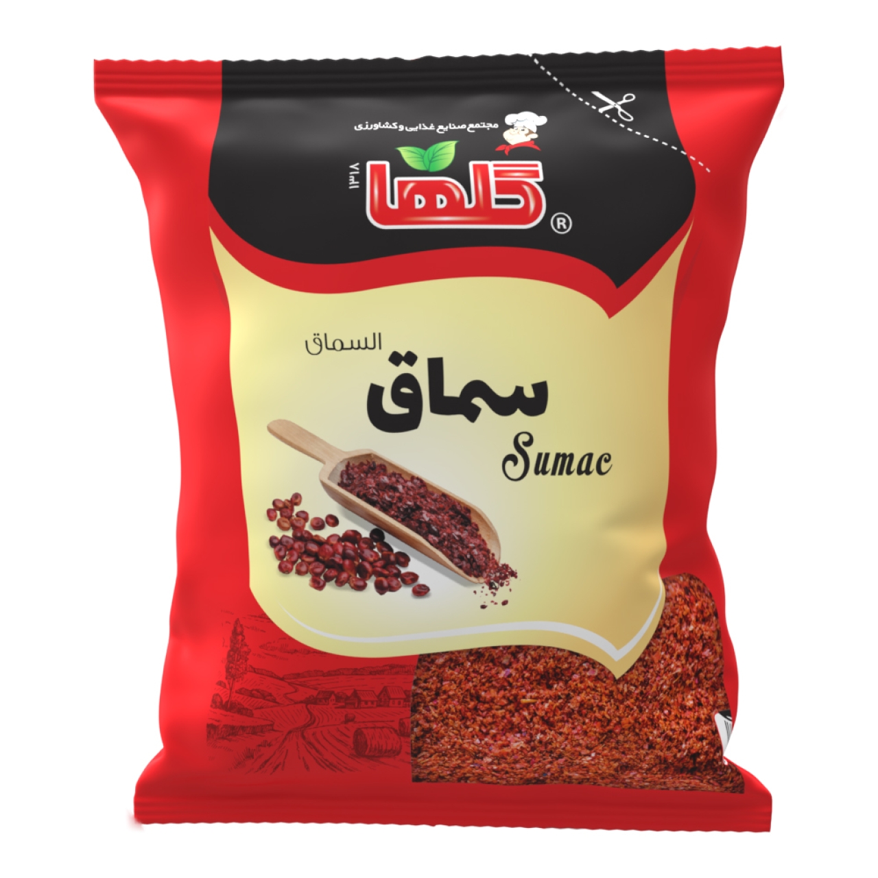 سماق گلها حجم50 گرم – سلفون