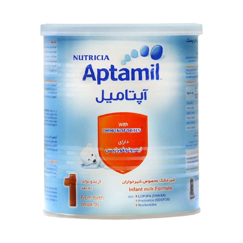شیر خشک تکمیلی آپتامیل شماره 1 مخصوص شیرخواران حجم 400 گرم