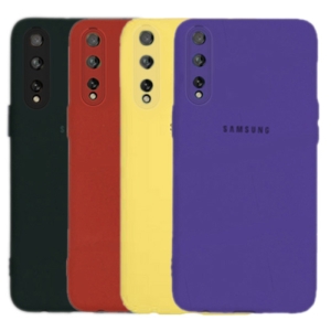 کاور مدل سیلیکونی محافظ لنزدار مناسب برای گوشی سامسونگ Galaxy A70